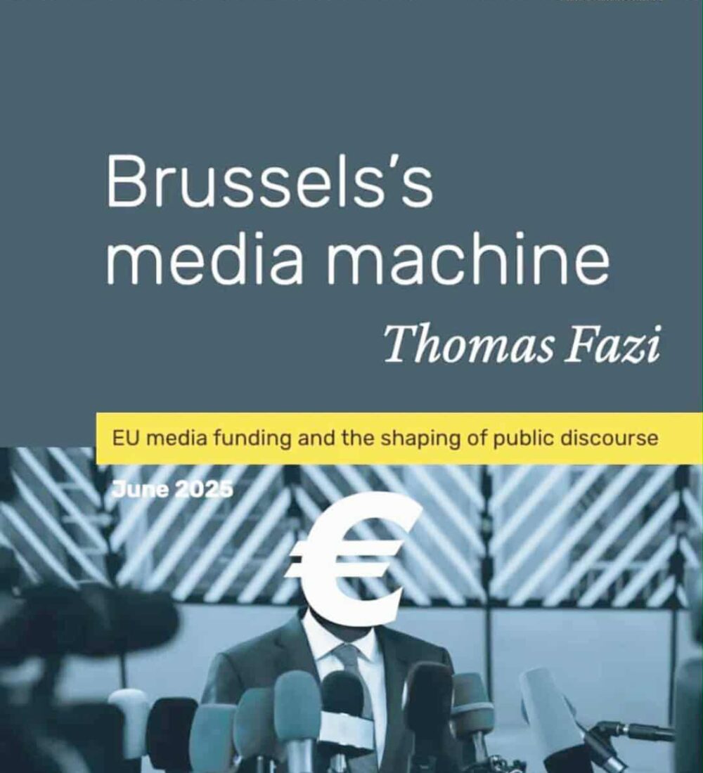 Thomas Fazi: propaganda plătită de Bruxelles pentru narativele europene și jurnalismul ,,independent’’