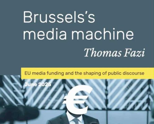 Thomas Fazi: propaganda plătită de Bruxelles pentru narativele europene și jurnalismul ,,independent’’